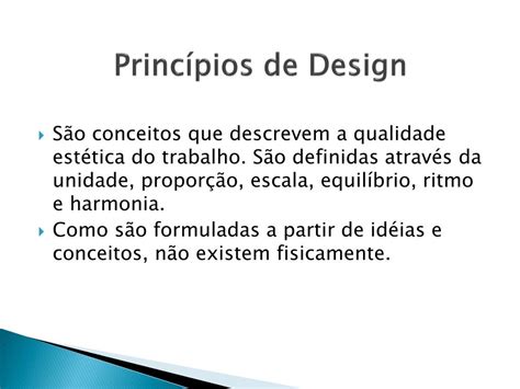 Ppt Introdu O Aos Princ Pios E Elementos De Design Powerpoint