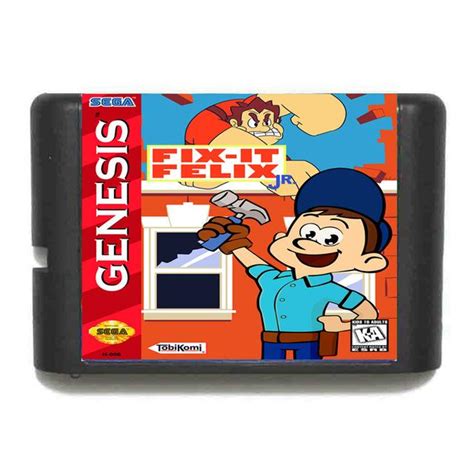 Fix It Felix Jr Sega Mega Drive Herní Kazeta NovÁ Aukro