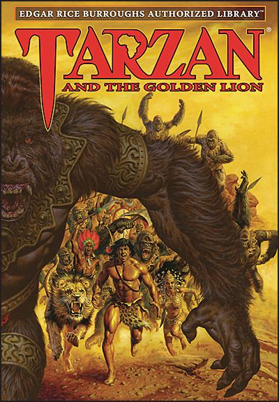 Edgar Rice Burroughs Authorized Library Volume Tarzan And The Golden