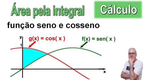 GRINGS ÁREA PELA INTEGRAL FUNÇÃO SENO E COSSENO CÁLCULO