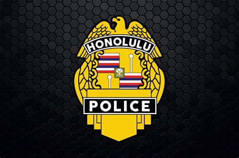 Honolulu Police Department - Patch Logo Decal Emblem Crest Badge