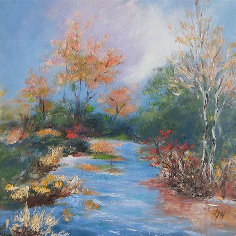 Peinture Rivi Re D Automne Par Lyn Carr D Artistes