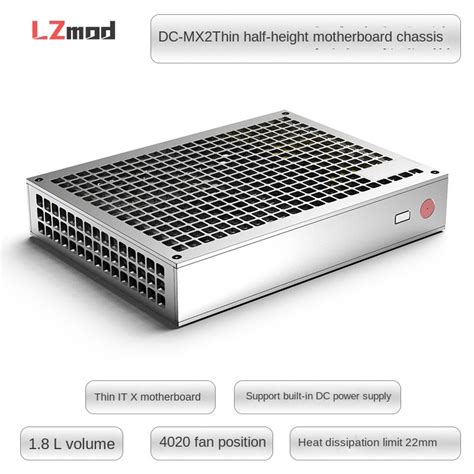 New Lzmod L Mini Dc Mx Thin Itx Half Height Chassis Full