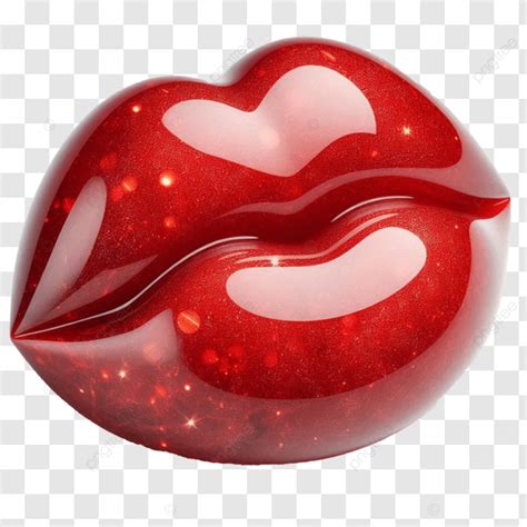 Beautiful Glossy Red Lips Red Lips Lips Glossy Lips Png Transparent