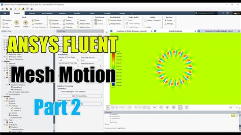 Ansys Fluent Mesh Motion Part 2 3 Mesh Using Ansys Meshing Youtube