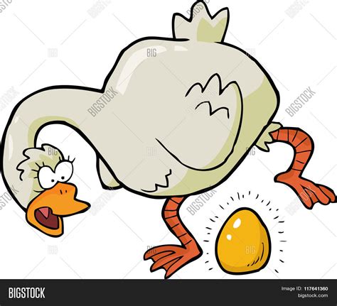 Goose Golden Egg Vector And Photo Free Trial Bigstock