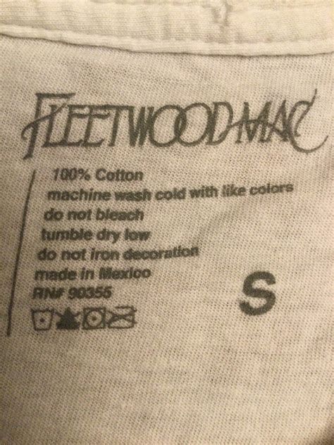 Fleetwood Mac Rumours” White Shirt S Gem