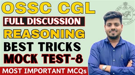 Reasoning For Ossc Cgl 2023 Mock Test Ossc Cgl Ossccgl2023 YouTube