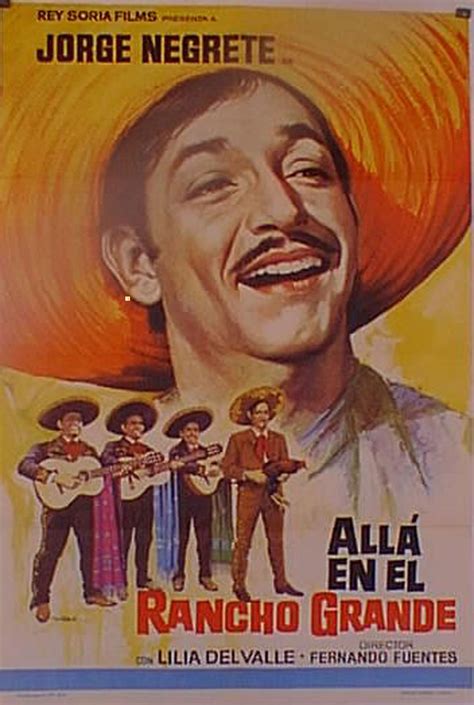 ALLA EN EL RANCHO GRANDE MOVIE POSTER ALLA EN EL RANCHO GRANDE