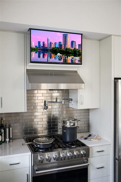 Smart Tv In Kitchen Tv In Kitchen Small Kitchen Tv Smart Kitchen