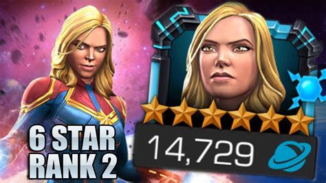 Taking My 6 Star Captain Marvel Movie To Rank 2 Gameplay Marvel