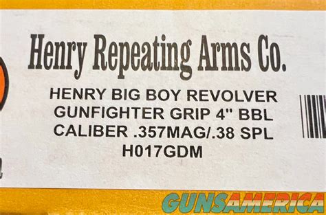 Henry Big Boy Revolver 357 Magnum For Sale At