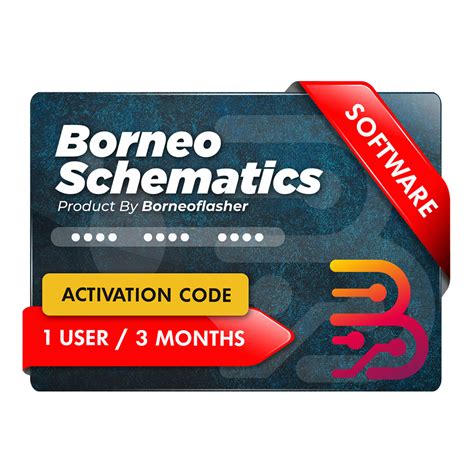 Borneo Schematics 1 User 3 Months Activation Code India S No 1