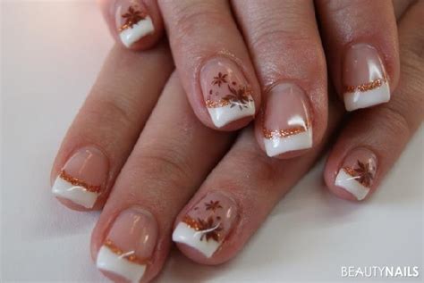 Herbstn Gel Nageldesign Bilder Herbst Nailart Galerie