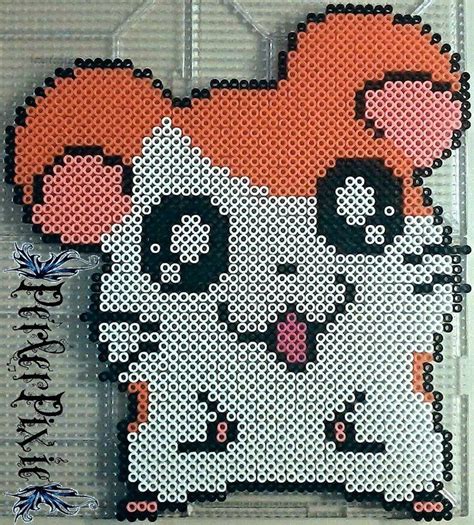 Hamtaro Perler Beads By Meowbeads Perler Bead Art Perler Bead Porn