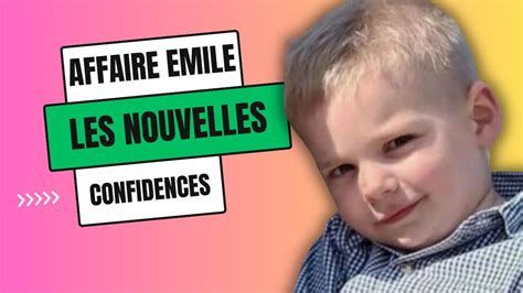 Disparition dEmile un voisin de la famille du petit garçon brise le