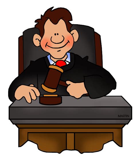 Cartoon Judge Clip Art