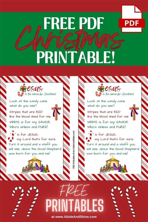 The Free Christmas Printable Is Available For Purchase From All About