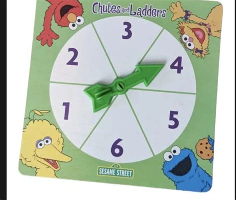 Sesame Street Chutes And Ladders Complete Board Game Milton Bradley