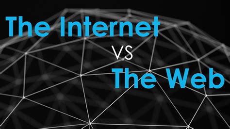 The Internet Vs The Web