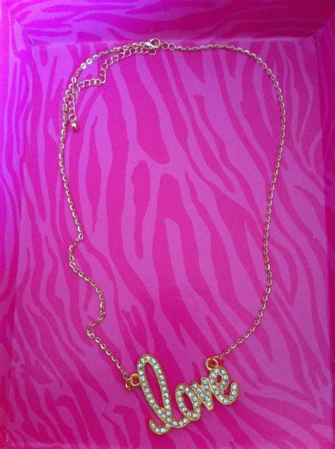 Gold Inspired Love Necklace Boutiqueamor Love