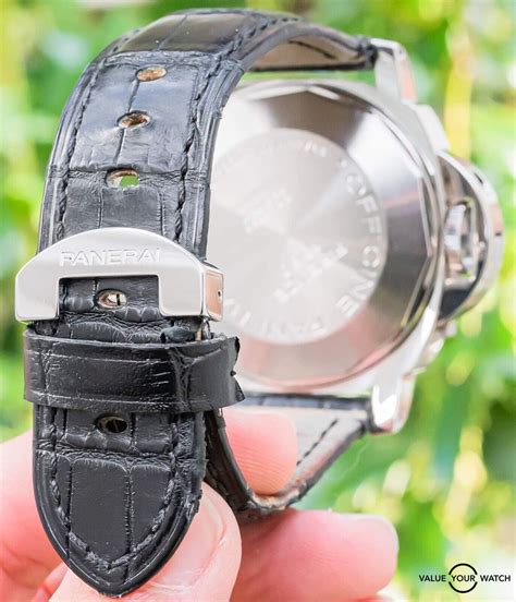 Panerai 104 Luminor Marina Black Boxes Alligator Deploy Pam00104 Pam