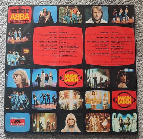 Abba The Very Best Of Abba Abbas Greatest Hits 2 Lp Vinil