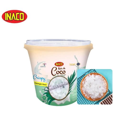 Jual INACO NATA DE COCO CRISPY POTONGAN KECIL 1KG EMBER Shopee Indonesia