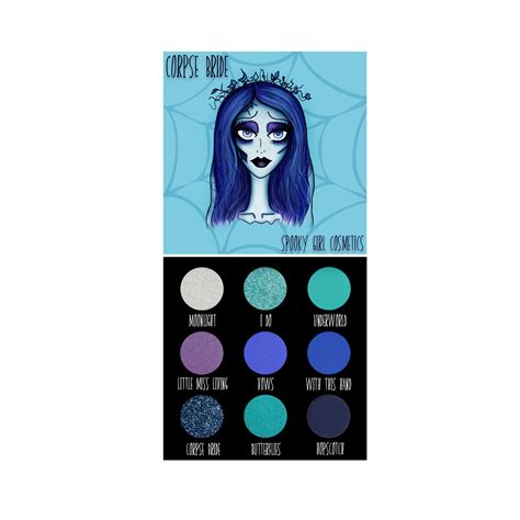 CORPSE BRIDE PALETTE – spookygirlcosmetics