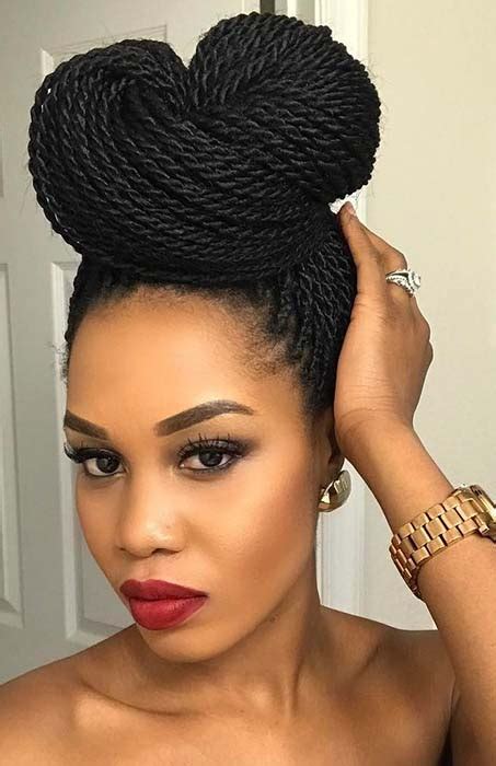 49 Senegalese Twist Hairstyles For Black Women StayGlam