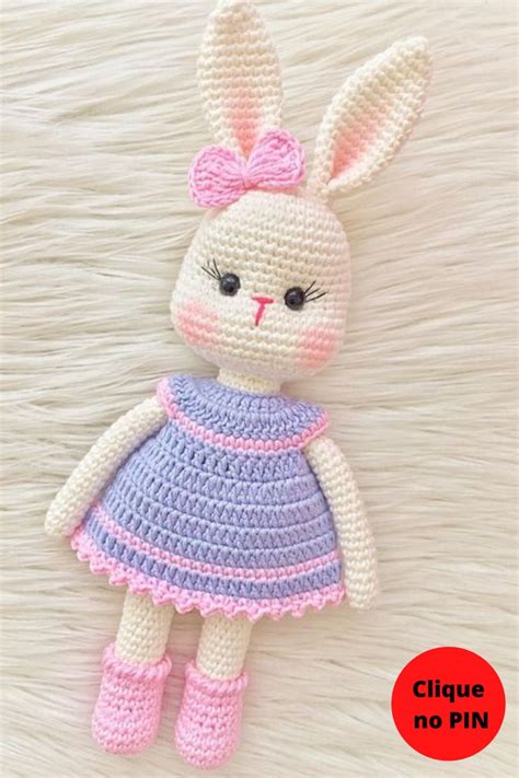 Aprenda Passo A Passo A Fazer E Lucrar Amigurumi Conejito De