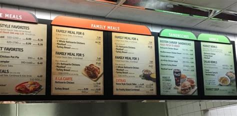 Boston Market Menu & Prices – Menu Price