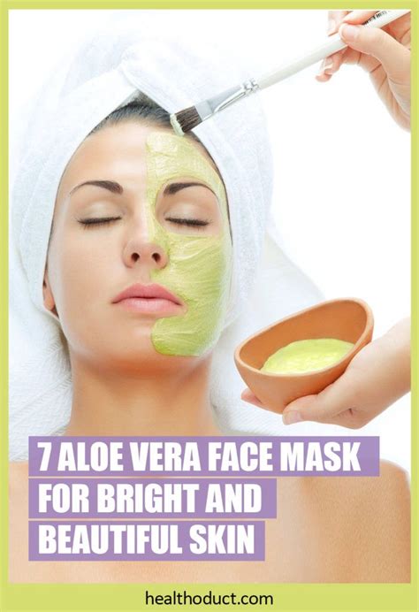 7 Aloe Vera Face Mask For Bright And Beautiful Skin Face Mask For Pores Aloe Vera Face Mask