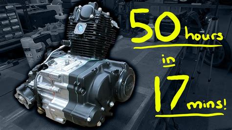 Timelapse Full Atv Engine Restoration 1985 Yamaha Moto 4 200 Youtube