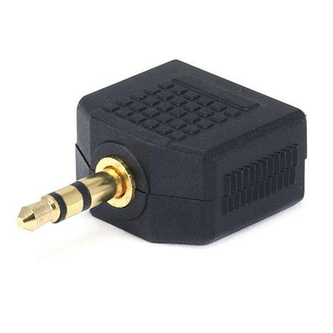 3 5mm TRS Stereo Plug To 2x 3 5mm TRS Stereo Jack Splitter Adapter