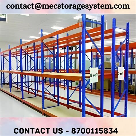 Mild Steel Free Standing Unit Heavy Duty Pallet Beam Rack For