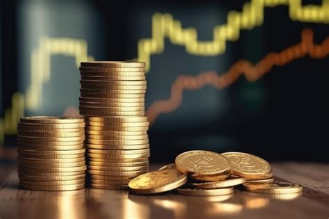 Pilha De Moedas De Ouro Ideia De Conceito Financeiro E Empresarial