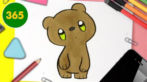 Comment Dessiner Un Ours Kawaii Dessins Kawaii Faciles Comment