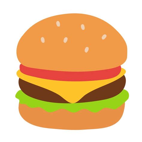 Cute cartoon hamburger PNG file | Burger cartoon, Hamburger drawing ...