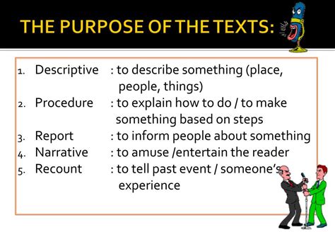 Purpose Of Text Features