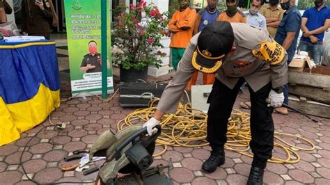 senjata api  peluru dimusnahkan serambinewscom