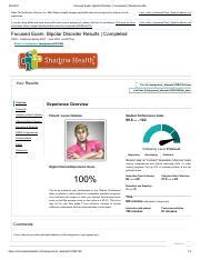 Focused Exam Bipolar Disorder Completed Shadow Health Lucas Callahan