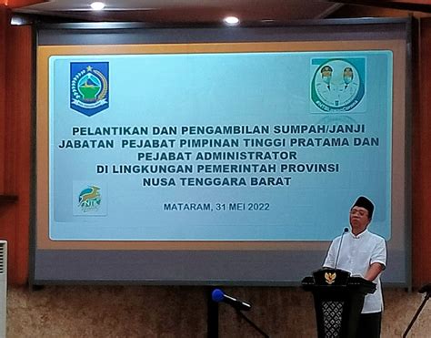 Bang Zul Mutasi Pejabat Pemprov Ntb Berikut Daftarnya Halontb