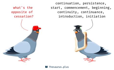 17 Cessation Antonyms. Full list of opposite words of cessation.