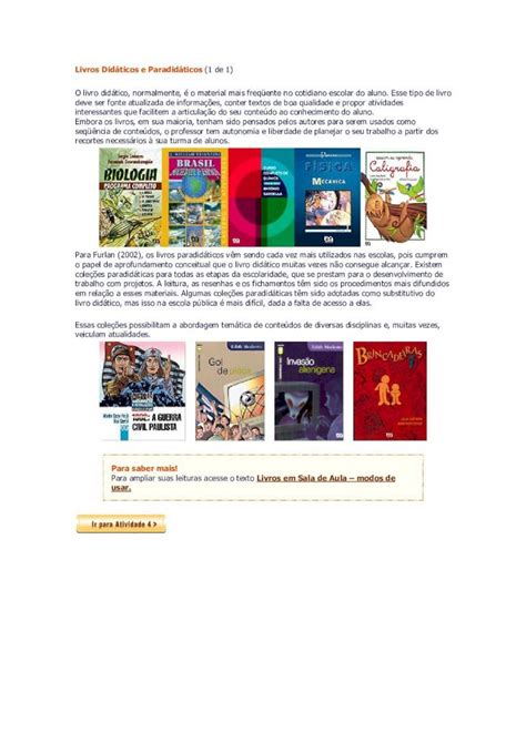 PDF Livros Didáticos e Paradidáticos 1 de 1 webeduc mec gov br