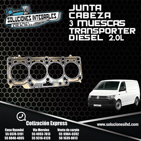 Junta Cabeza Mm Hoyo Transporter Soluciones Ihd