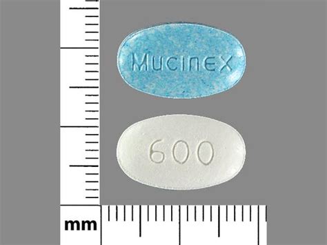 Mucinex 600 Pill Blue White Oval - Pill Identifier