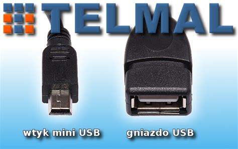 Adapter Z Cze Mini Usb Wtyk P Usb Na Kablu Veoz Hurtownia