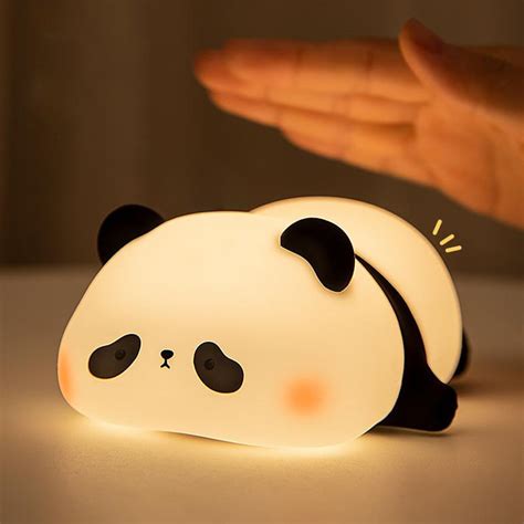 Criativo Bonito Dos Desenhos Animados Panda Luz Noturna Candeeiro De