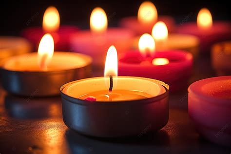 Various Colorful And Bright Burning Candles And Candlelit Hd Wallpapers Background, High ...